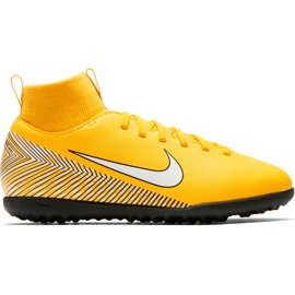 Zapatillas de fútbol Nike Mercurial Superfly X 6 Club Neymar Tf Jr AO2894 710 multicolor amarillo