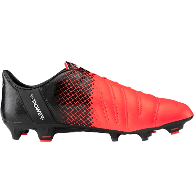 Botas de fútbol Puma evoPower 1.3 Lth Fg 103850 01 multicolor naranja
