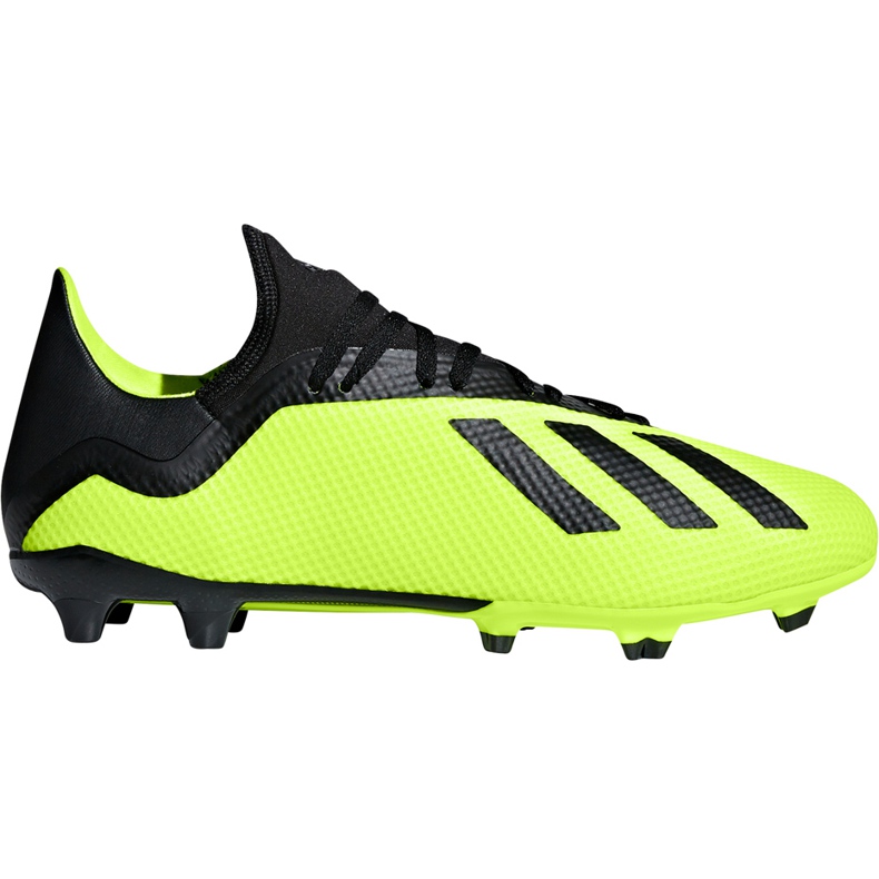 Botas de fútbol adidas X 18.3 Fg DB2183 amarillo amarillo