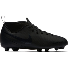 Zapatillas de fútbol Nike Phantom Vsn Club Df Fg Jr AO3288 001 negro multicolor