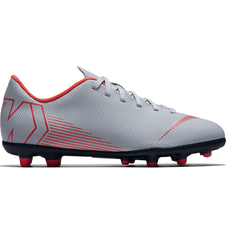 Zapatos de fútbol Nike Mercurial Vapor 12 Club Mg Jr AH7350 060 multicolor gris
