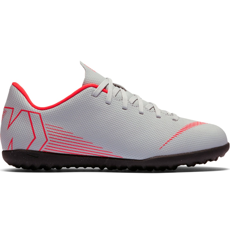 Zapatos de fútbol Nike Mercurial Vapor X 12 Club Tf Jr AH7355 060 multicolor gris