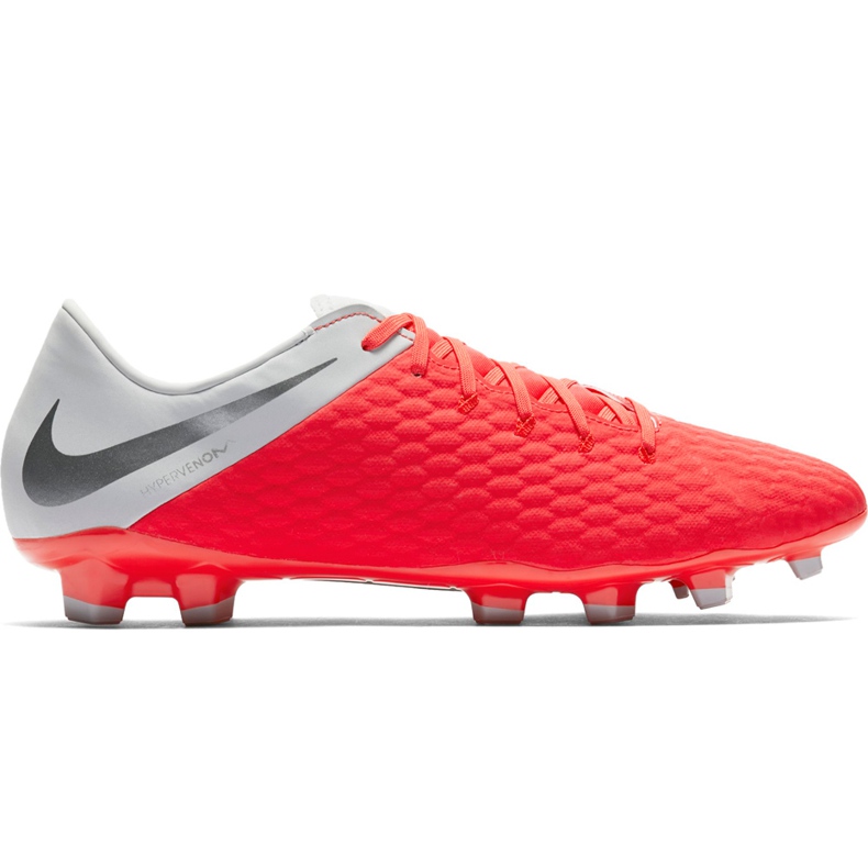 Calzado de fútbol Nike Hypervenom 3 Academy Fg AJ4120 600 rojo