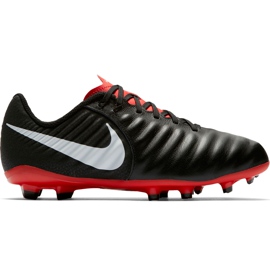 Zapatos de fútbol Nike Tiempo Legend 7 Academy Mg Jr AO2291 006 negro