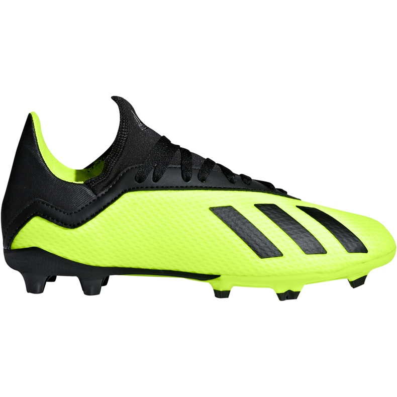 Botas de fútbol adidas X 18.3 Fg Jr DB2418 multicolor verde