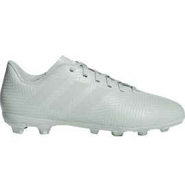 Las botas de fútbol adidas Nemeziz 18.4 FxG Jr DB2356 multicolor gris