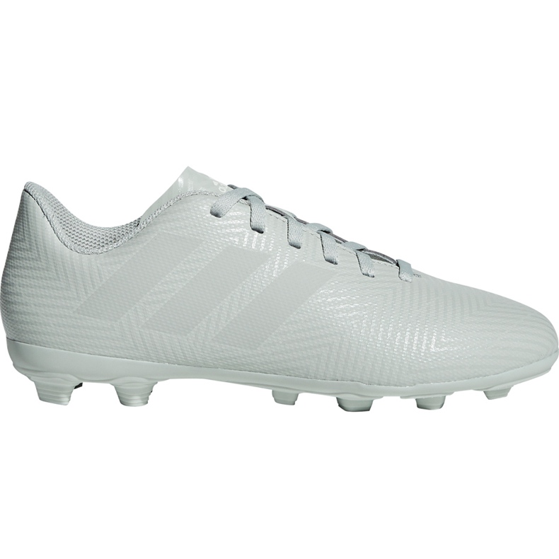 Las botas de fútbol adidas Nemeziz 18.4 FxG Jr DB2356 multicolor gris