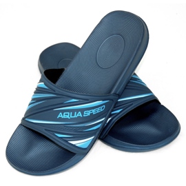 Zapatillas de piscina para hombre Aqua-Speed ​​Idaho col.10 azul marino