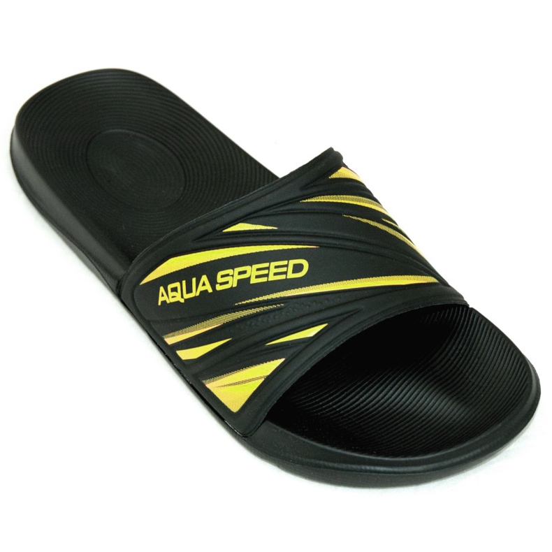 Zapatillas de piscina para hombre Aqua-Speed ​​Idaho col. 18 negro amarillo