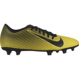 Botas de fútbol Nike Bravata Ii Fg 844436701 negro amarillo