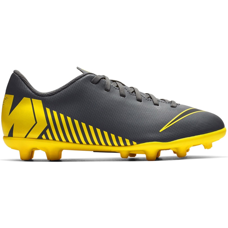 Zapatillas de fútbol Nike Mercurial Vapor 12 Club Mg Jr AH7350 070 negro negro