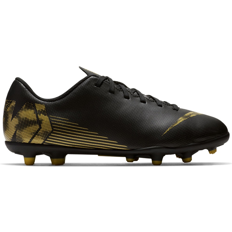 Zapatillas de fútbol Nike Mercurial Vapor 12 Club Mg Jr AH7350 077 multicolor negro