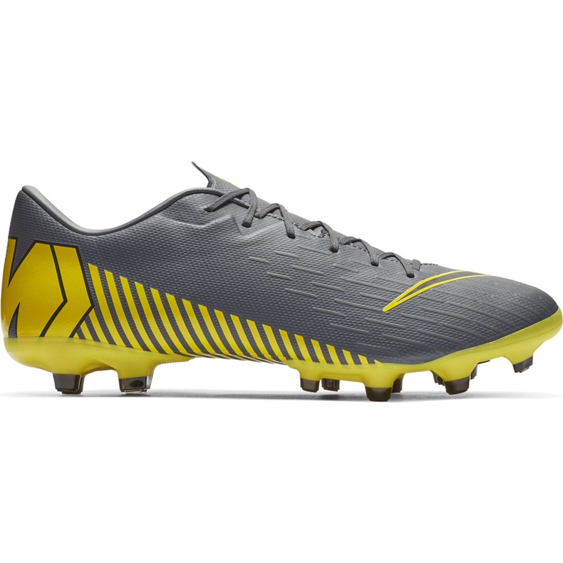 Calzado de fútbol Nike Mercurial Vapor 12 Academy Mg AH7375 070 negro gris
