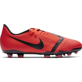 Zapatos de fútbol Nike Phantom Venom Academy Fg Jr AO0362 600 multicolor rojo