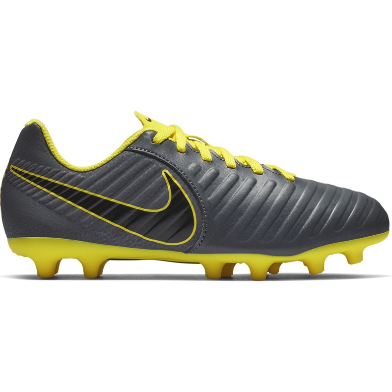 Zapatillas de fútbol Nike Tiempo Legend 7 Club Mg Jr AO2300 070 negro gris