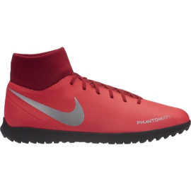 Calzado de fútbol Nike Phantom Vsn Club Df Tf AO3273 600 multicolor rojo