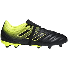 Zapatillas de fútbol adidas Copa Gloro 19.2 Fg negro amarillo BB8089 Zapatillas de fútbol adidas Copa Gloro 19.2 Fg negro amarillo BB8089