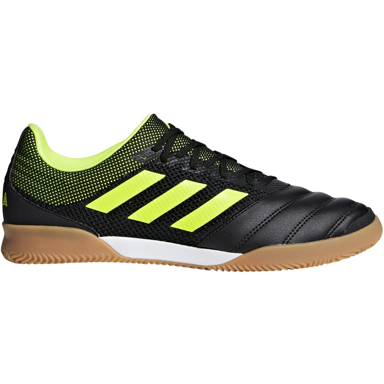 Zapatillas de fútbol adidas Copa 19.3 In Sala negro amarillo BB8093