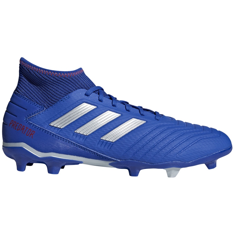 Botas de fútbol adidas Predator 19.3 Fg azul BB8112 multicolor