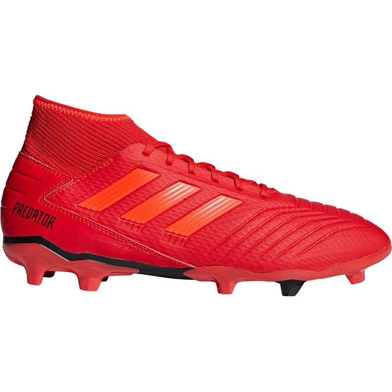 Botas de fútbol adidas Predator 19.3 Fg BB9334 multicolor rojo