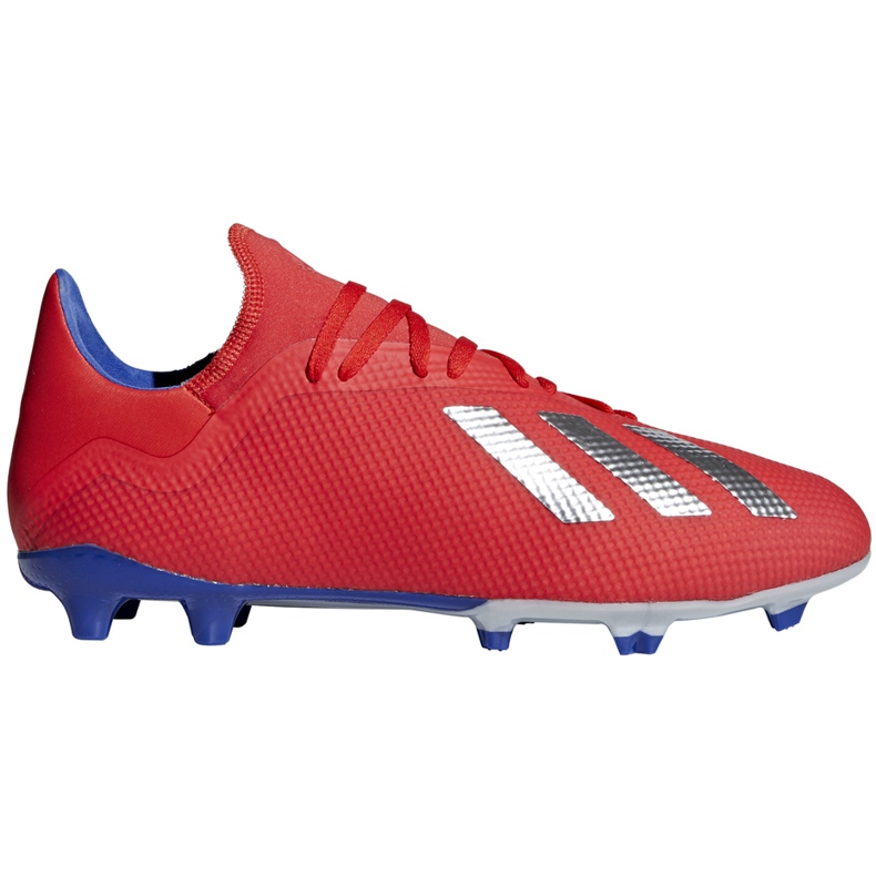 Zapatillas de fútbol Adidas X 18.3 Fg rojas BB9367 multicolor rojo