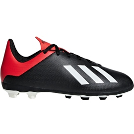 Botas de fútbol adidas X 18.4 FxG Jr BB9378 negro negro