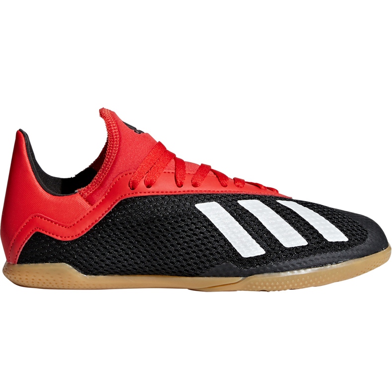 Botas de fútbol adidas X 18.3 In Jr BB9395 negro multicolor