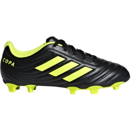 Zapatillas de fútbol Adidas Copa 19.4 Fg Jr negro amarillo D98088 multicolor