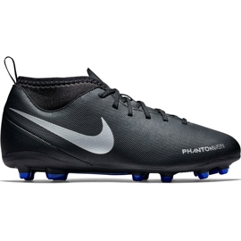 Zapatillas de fútbol Nike Phantom Vsn Club Df Fg Mg Jr AO3288 004 negro negro