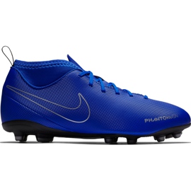 Zapatillas de fútbol Nike Phantom Vsn Club Df Fg Mg Jr AO3288 400 azul multicolor