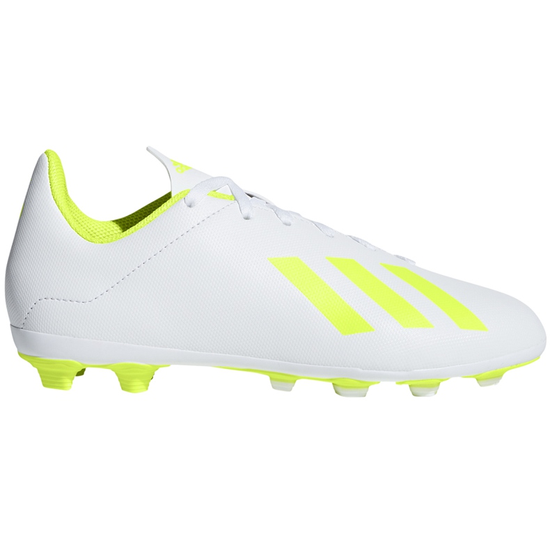 Botas de fútbol adidas X 18.4 FxG Jr BB9380 multicolor blanco