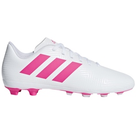 Botas de fútbol adidas Nemeziz 18.4 FxG Jr CM8511 multicolor blanco