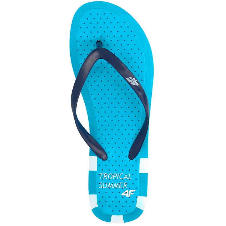 Pantuflas 4F H4L18 KLD003 celeste azul