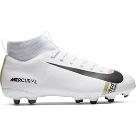Zapatos de fútbol Nike Mercurial Superfly 6 Academy Mg Jr AJ3111 109 multicolor blanco