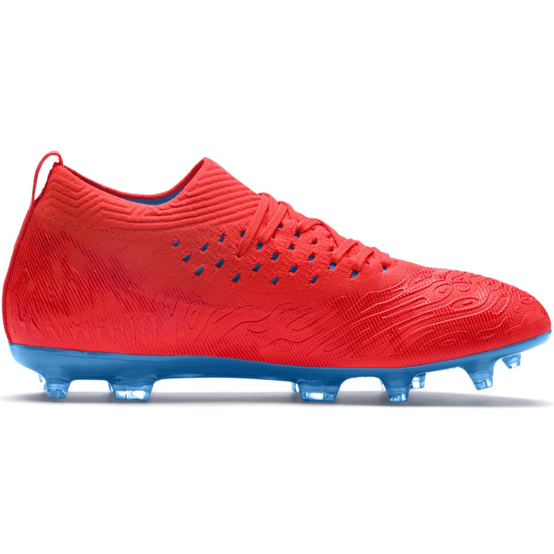 Botas de fútbol Puma Future 19.2 Netfit Fg Ag 105536 01 multicolor rojo