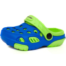 Zapatillas de piscina para niños aqua-speed Lido, col 01 azul verde