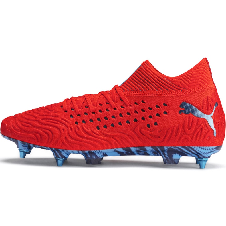 Botas de fútbol Puma Future 19.1 Netfit Mx Sg 105530 01 rojo