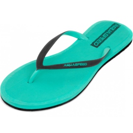 Chanclas de piscina para mujer Aqua-Speed Genoa col.01 azul Chanclas de piscina para mujer Aqua-Speed Genoa col.01 azul