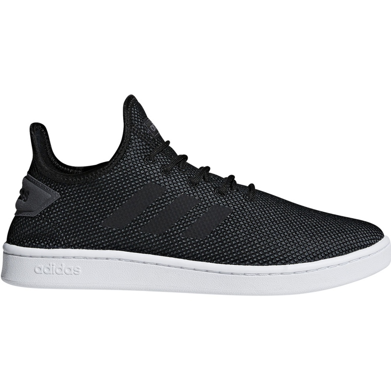 Zapatillas hombre adidas Court Adapt gris-negras F36418 negro