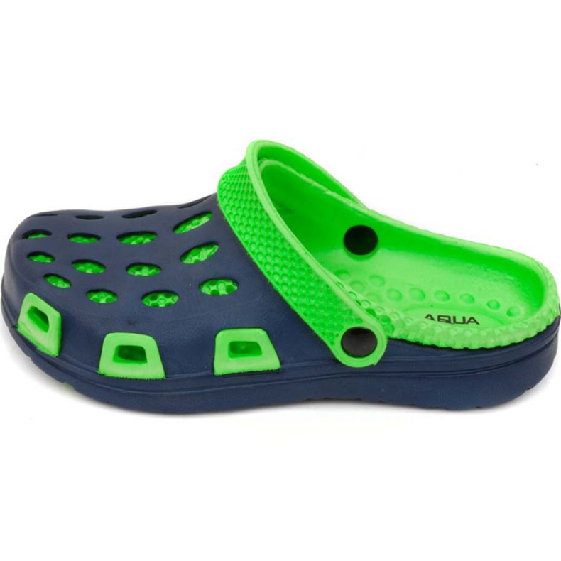 Pantuflas niño aqua-speed Silvi col 48 verde y azul marino