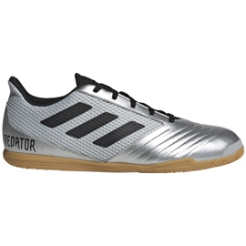 Botas de fútbol adidas Predator 19.4 In Sala silver F35630 multicolor gris