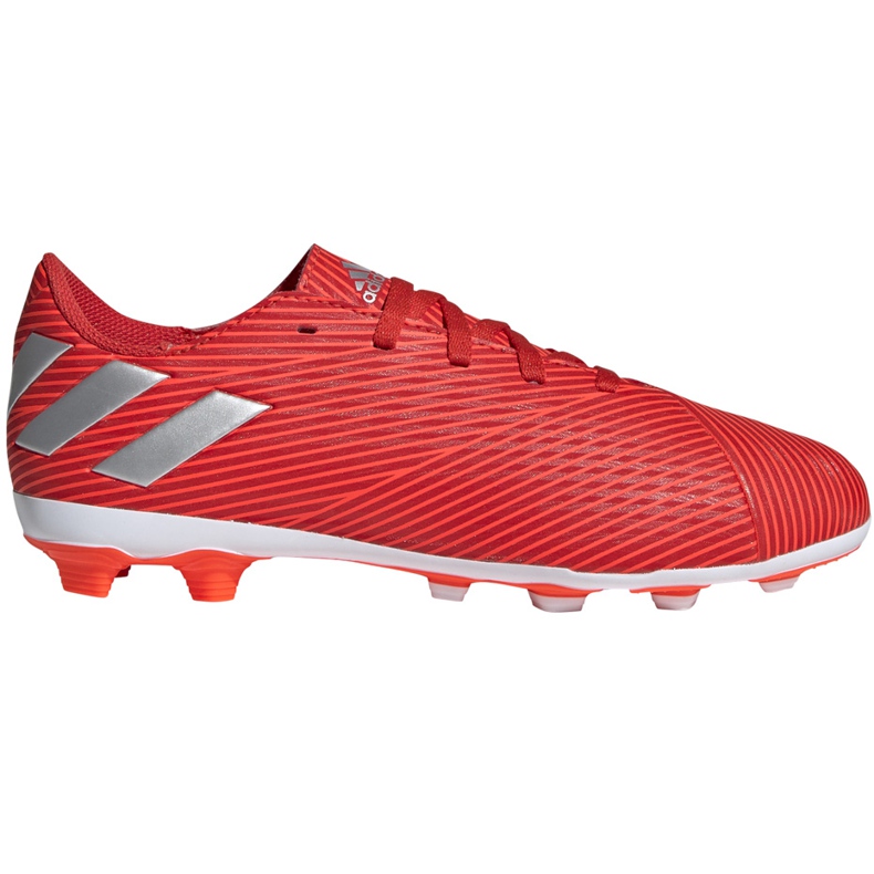 Adidas Nemeziz 19.4 FxG Jr rojo zapatos de fútbol F99948