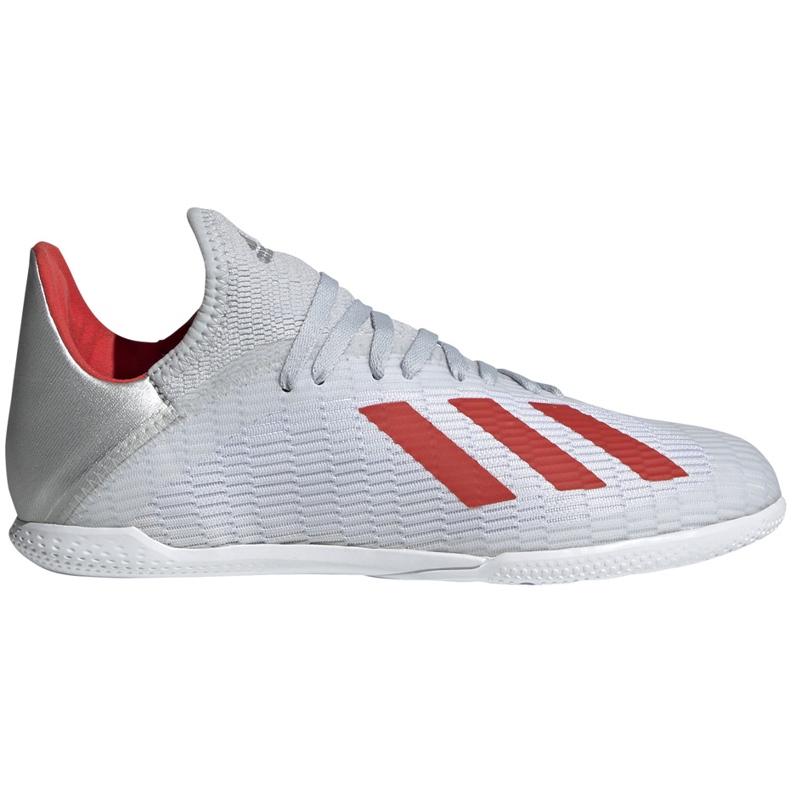 Botas de fútbol adidas X 19.3 In Jr.plata F35355 multicolor gris