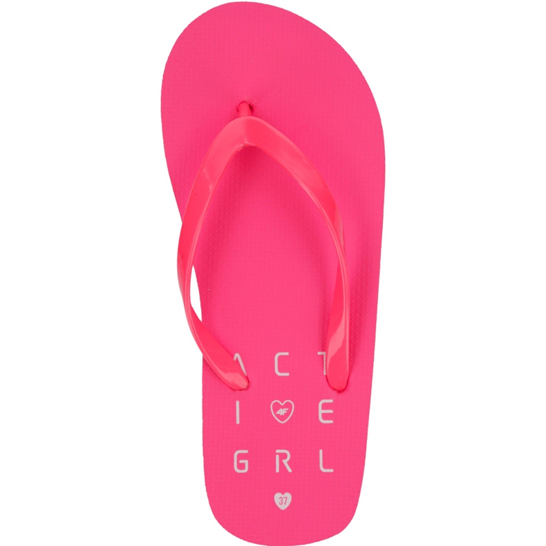 Pantuflas para niñas 4F J4L19 JKLD201 63N coral neon rosado
