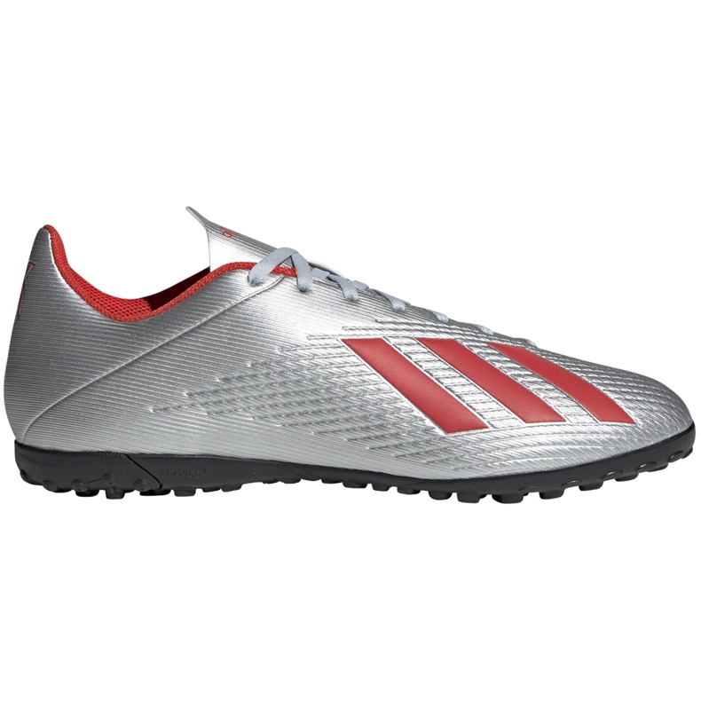 Botas de fútbol adidas X 19.4 Tf plateadas F35344 multicolor plata