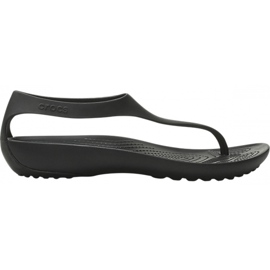 Sandalias de mujer Crocs Serena Flip W negro 205468060
