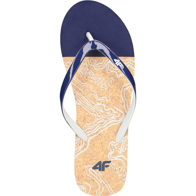 Pantuflas 4F de mujer azul marino oscuro H4L19 KLD003 30S