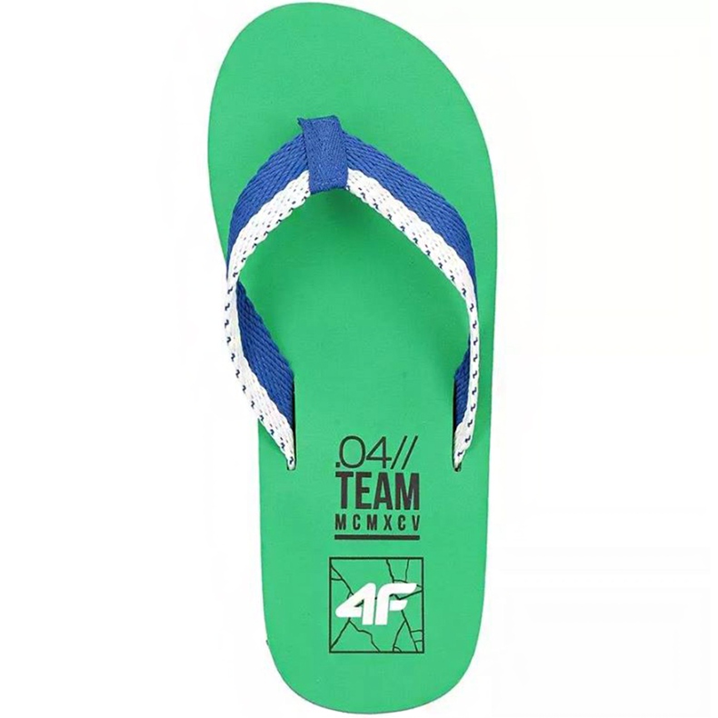 Zapatillas de hombre 4F verde H4L19 KLM002 41S blanco azul