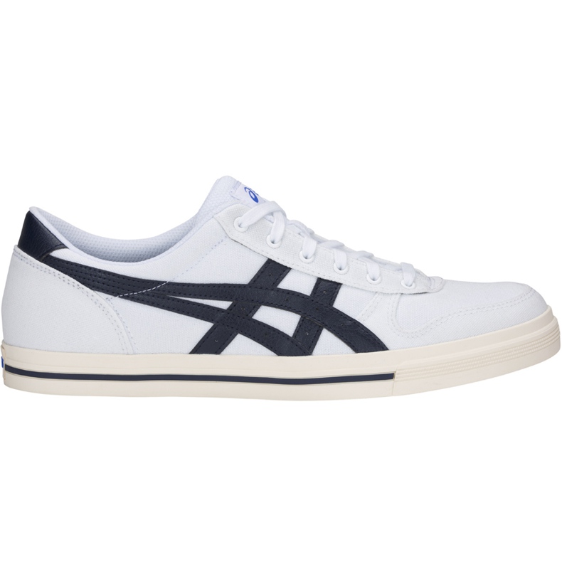 Zapatillas de hombre Asics Aaron blanco y azul marino 1201A008 101