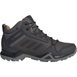Zapatillas de hombre adidas Terrex AX3 Mid Gtx grises BC0468 negro